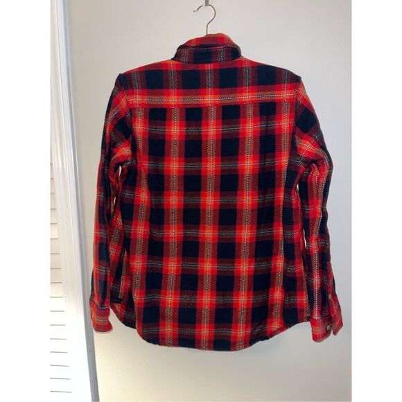 The Outerknown Blanket Shirt Flannel Red Plaid Womens XS/S - Picture 4 of 4